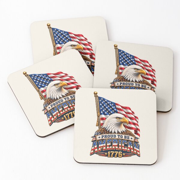 Item preview, Proud to Be American – Patriotic Eagle 1776 designed and sold by HO•Designs.