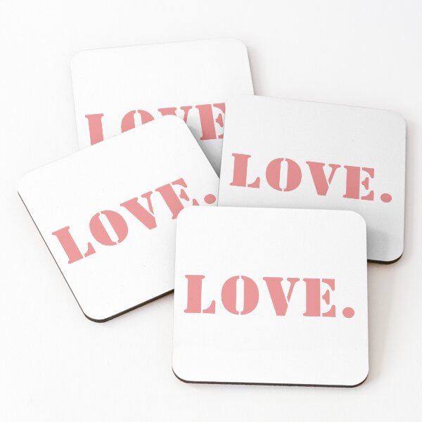 Item preview, Love Pink Minimalist Aesthetic Bold Typography designed and sold by HYPNK.