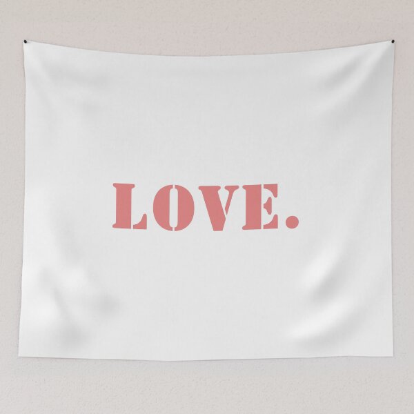Item preview, Love Pink Minimalist Aesthetic Bold Typography designed and sold by HYPNK.