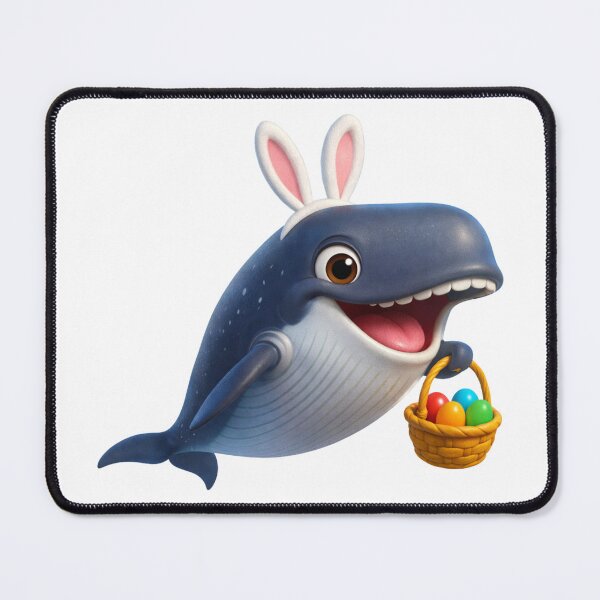 Item preview, Fin Whale Easter Bunny designed and sold by Sillytoe.