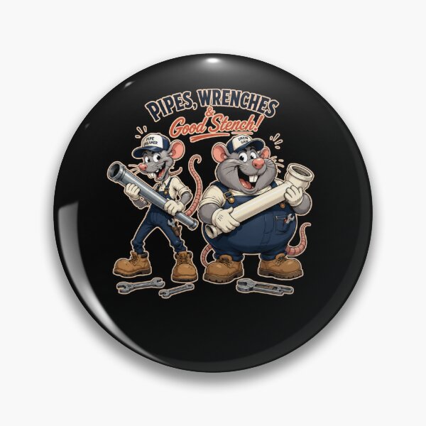 Item preview, Pipes Wrenches and Good Stench Funny Plumber designed and sold by BigfeetLittlepaws.