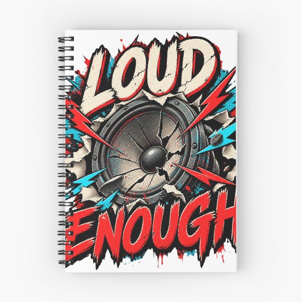 Item preview,  Loud Enough Speaker Grunge Graphic designed and sold by S06PMarketing.