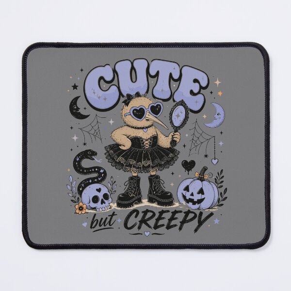 Item preview, Cute But Creepy Goth Kiwi Bird Halloween Design designed and sold by MvuuStudio.