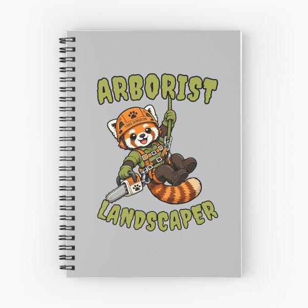 Item preview, Arborist Landscaper Cute Tree Surgeon Red Panda designed and sold by BigfeetLittlepaws.