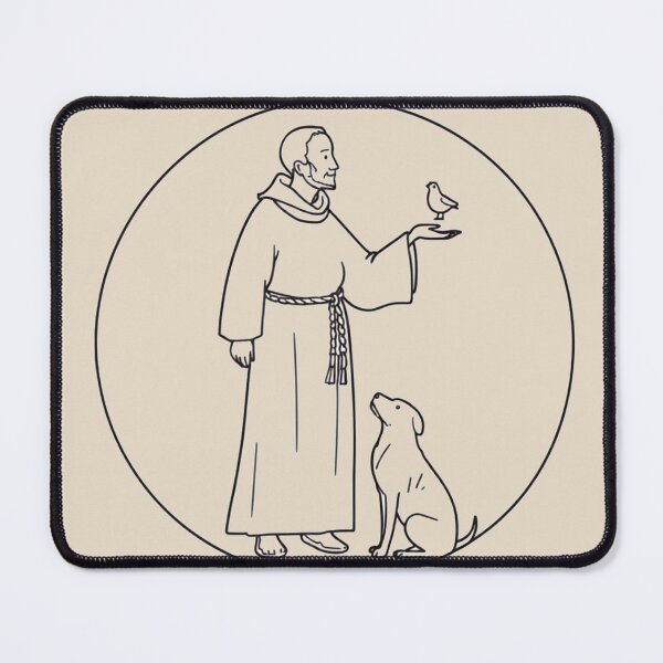 Item preview, St. Francis Blessing of the Pets designed and sold by cybercanvasmuse.