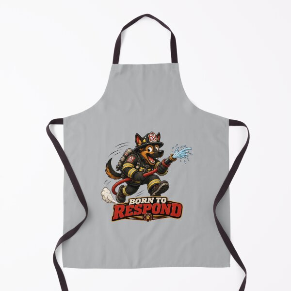 Item preview, Born To Respond German Shepherd Firefighter designed and sold by BigfeetLittlepaws.