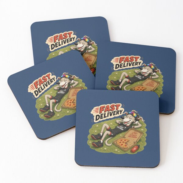 Item preview, Fast Delivery Funny Delivery Rider Pizza Break designed and sold by BigfeetLittlepaws.