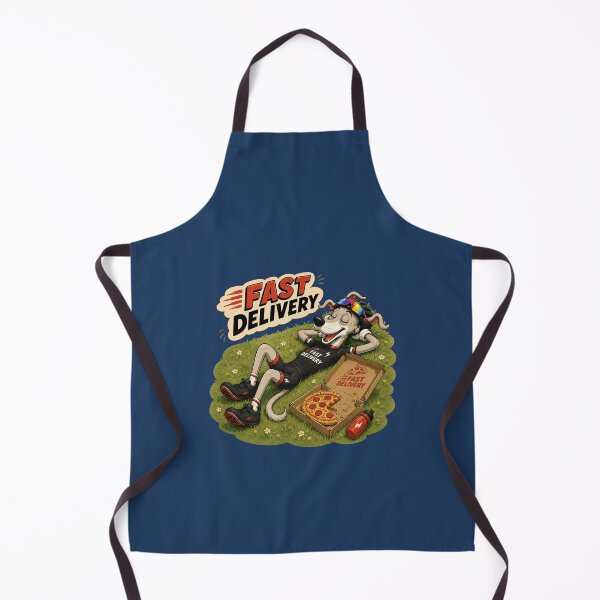 Item preview, Fast Delivery Funny Delivery Rider Pizza Break designed and sold by BigfeetLittlepaws.