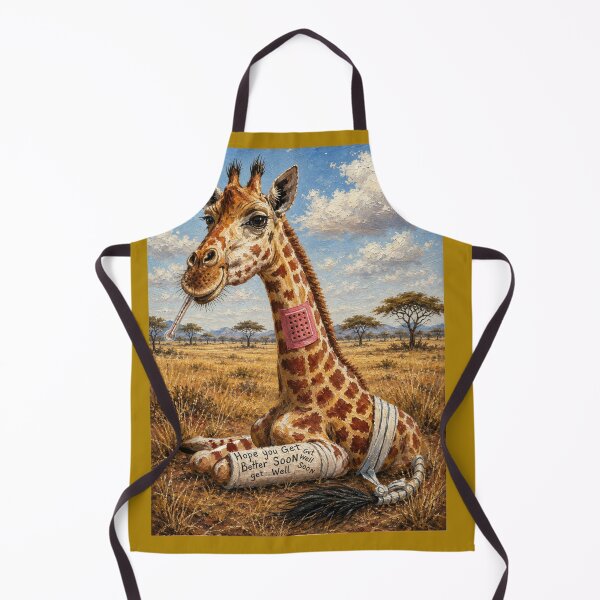 Item preview, My giraffe want to say to you get well soon designed and sold by Jonsmartdesigns.