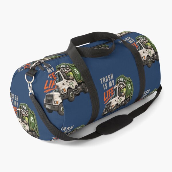 Item preview, Trash Is My Life Funny Garbage Truck Driver Raccoon designed and sold by BigfeetLittlepaws.