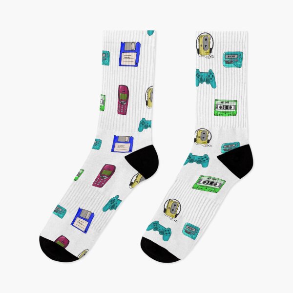 Item preview, Retro 90s Tech Stickers designed and sold by Peace, Love & Pugs.