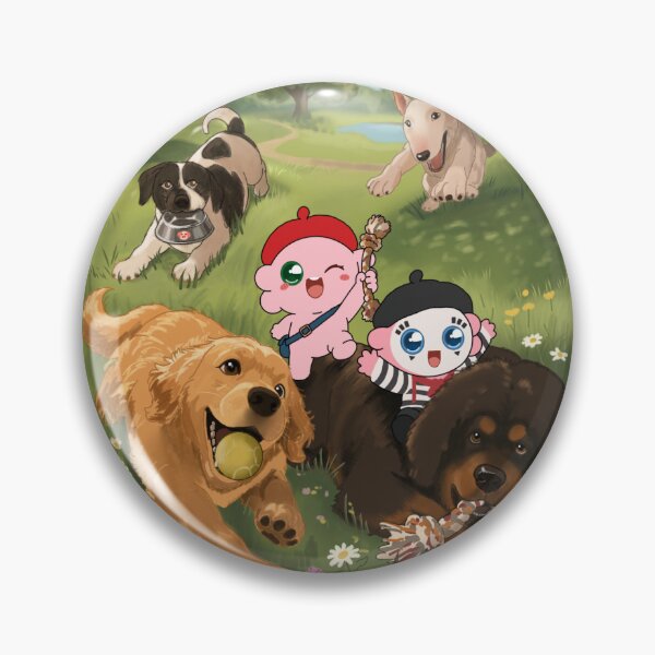 Item preview, Dogs with axolotls designed and sold by romancroissant.