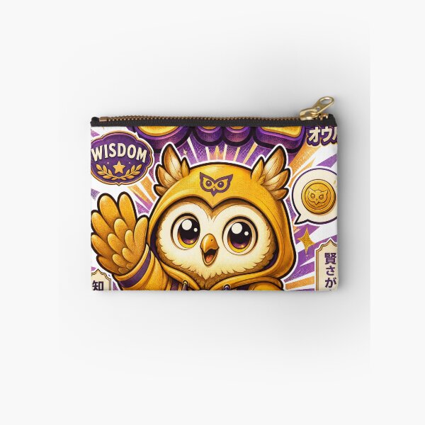 Item preview, Golden Owl Wisdom Kawaii Mascot designed and sold by NullSpacePrints.