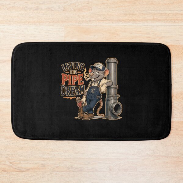 Item preview, Living The Pipe Dream Funny Plumber designed and sold by BigfeetLittlepaws.