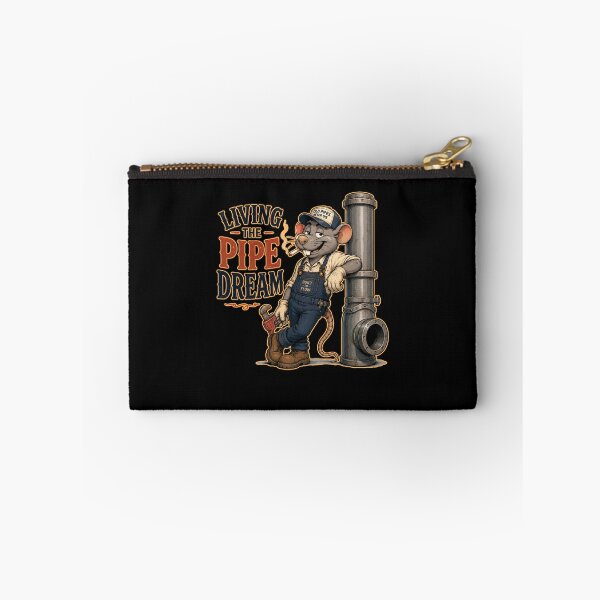 Item preview, Living The Pipe Dream Funny Plumber designed and sold by BigfeetLittlepaws.