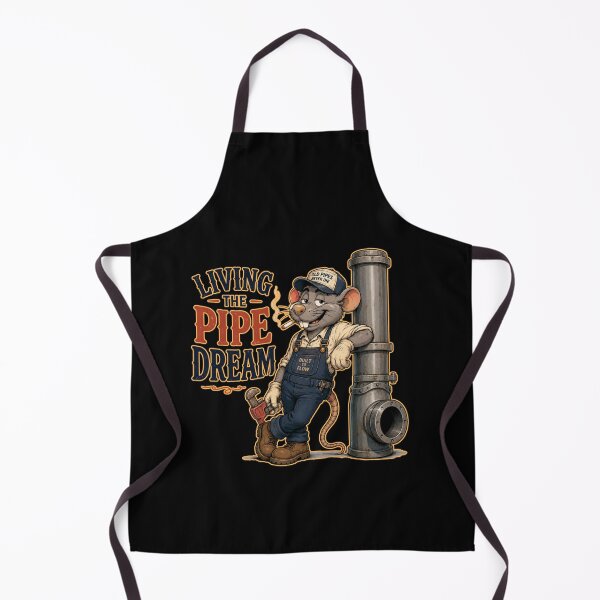 Item preview, Living The Pipe Dream Funny Plumber designed and sold by BigfeetLittlepaws.