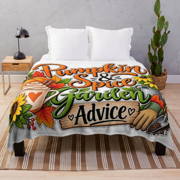 Item preview, Pumpkin Spice & Garden Advice version 2 designed and sold by Julie Leisure Gardening.