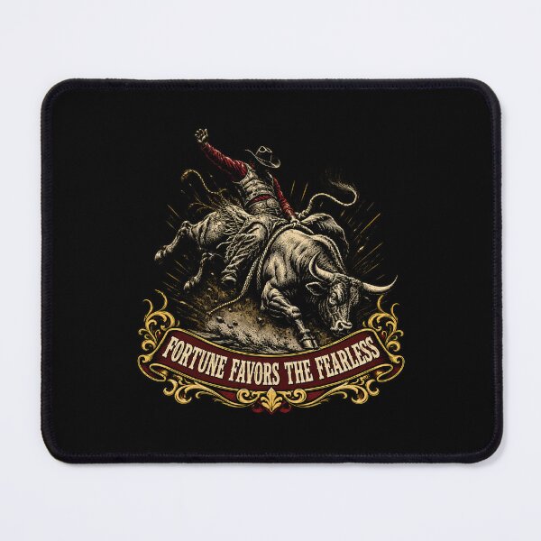 Item preview, Fortune Favors The Fearless Bull Rider designed and sold by -DEEWOLF-.