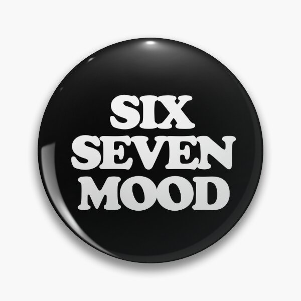 Artikelvorschau, Six Seven Mood (Schwarz) entworfen und verkauft von ModdiesColors.