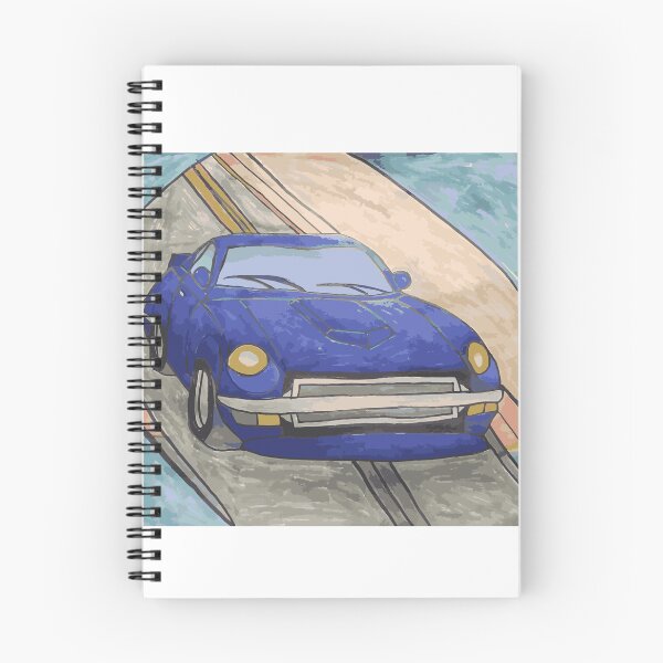 Item preview, Blue Sports Car Driving On Curve designed and sold by Racerapex.