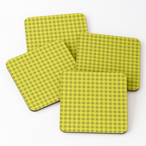 Item preview, Hot Yellow Gingham designed and sold by Sister Jo Bangles.