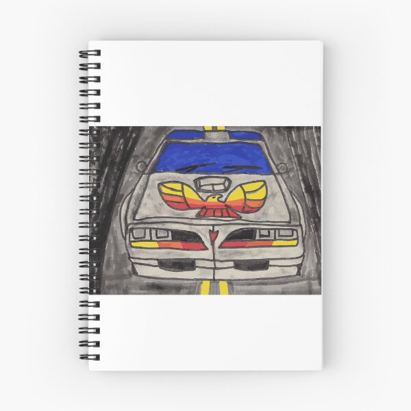 Item preview, White Muscle Car With Bird Emblem designed and sold by Racerapex.