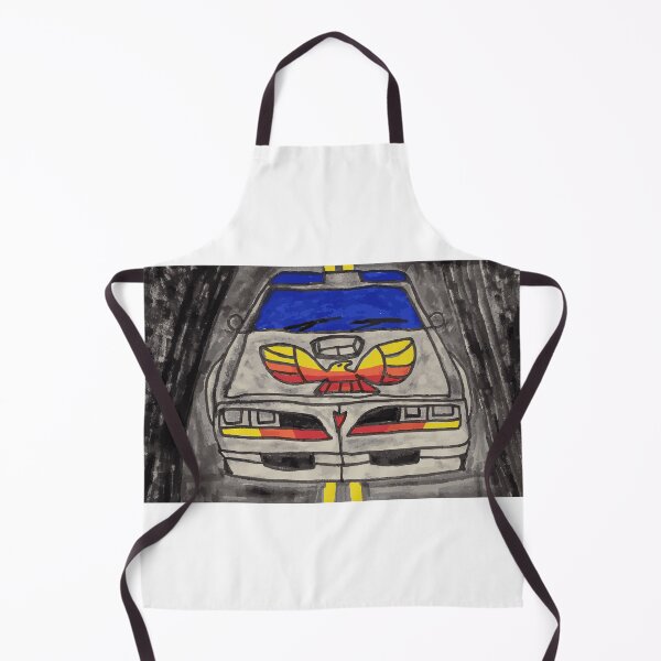 Item preview, White Muscle Car With Bird Emblem designed and sold by Racerapex.