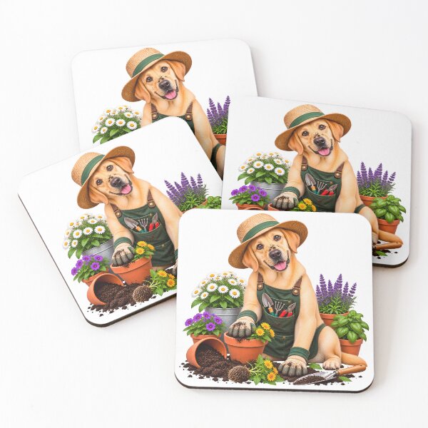 Item preview, Guilty Gardener Labrador – Cute Funny Dog Plant Lover designed and sold by builtforyou.
