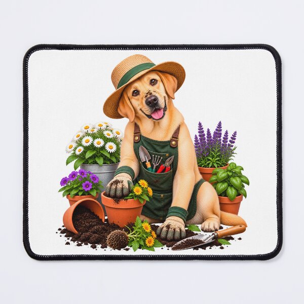 Item preview, Guilty Gardener Labrador – Cute Funny Dog Plant Lover designed and sold by builtforyou.