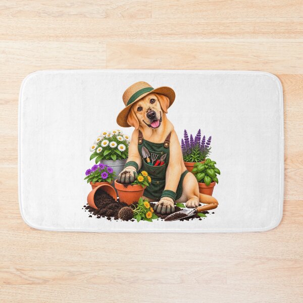 Item preview, Guilty Gardener Labrador – Cute Funny Dog Plant Lover designed and sold by builtforyou.