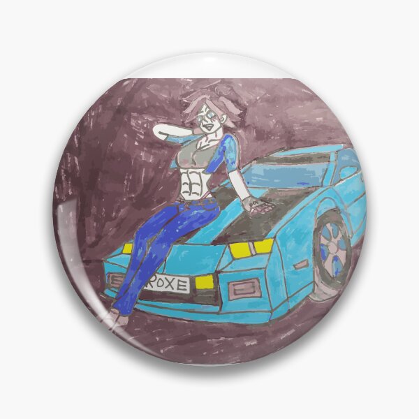 Item preview, Woman Sitting On Blue Sports Car designed and sold by Racerapex.