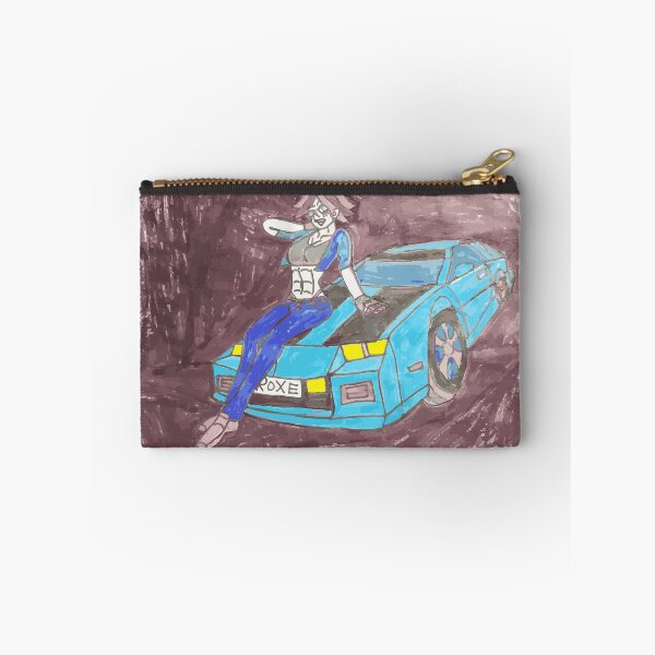 Item preview, Woman Sitting On Blue Sports Car designed and sold by Racerapex.