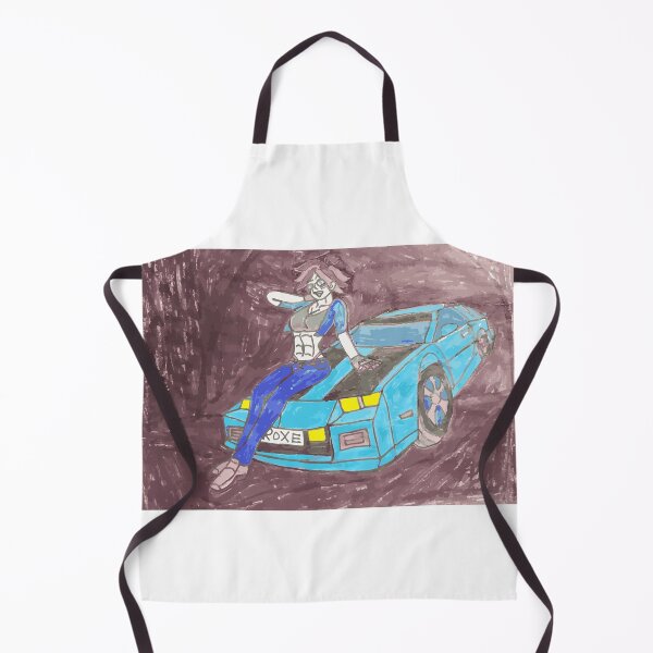Item preview, Woman Sitting On Blue Sports Car designed and sold by Racerapex.