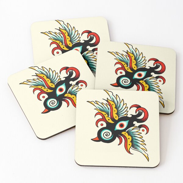 Item preview, Tribal Old School Bird Illusion designed and sold by MARCOSURREAL.
