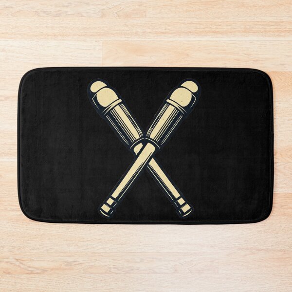 Item preview, rockstar drumstick emblem wall art  designed and sold by RAMemory.