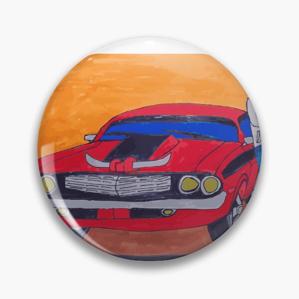 Item preview, Man Leaning On Red Muscle Car designed and sold by Racerapex.