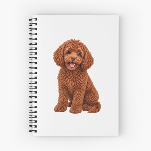 Item preview, Cavapoo Red Ruby Dog designed and sold by BackgroundND.