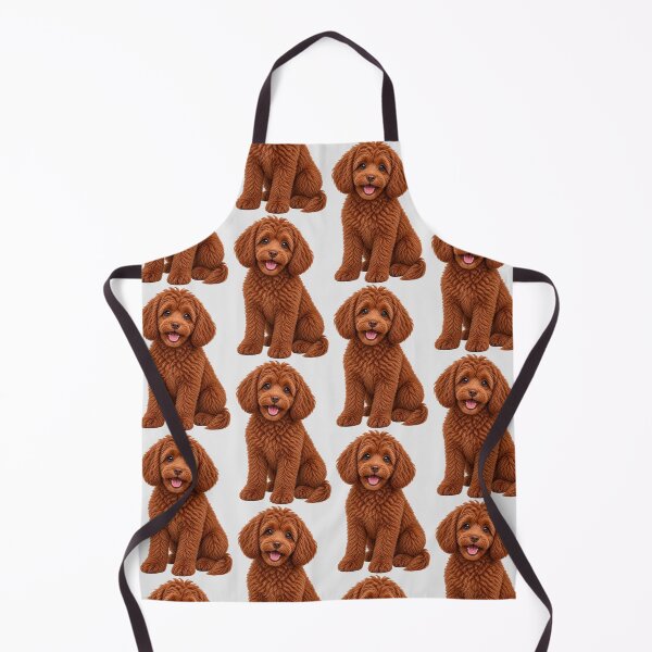 Item preview, Cavapoo Red Ruby Dog designed and sold by BackgroundND.