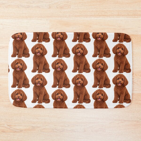 Item preview, Cavapoo Red Ruby Dog designed and sold by BackgroundND.