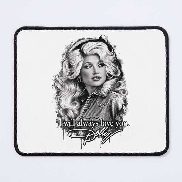 Item preview, Dolly Parton I Will Always Love You Vintage Grunge Portrait Signature designed and sold by DYALEEZ-XCR.