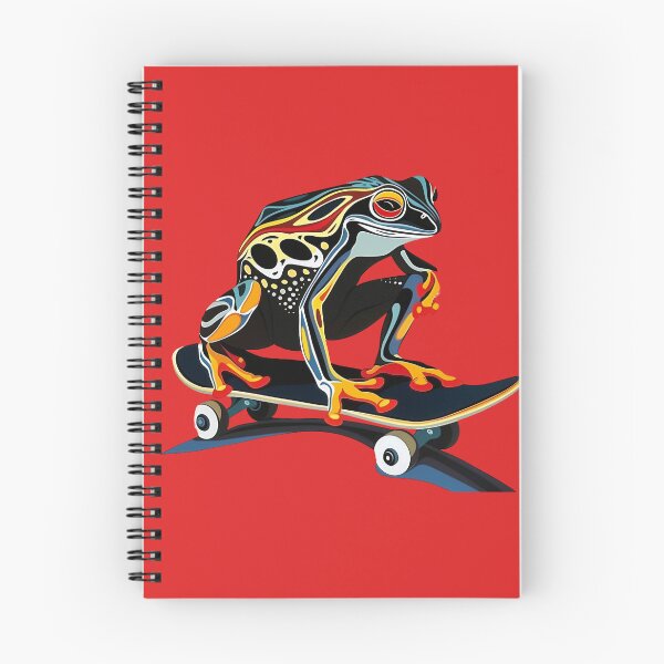 Item preview, Skateboarding Frog designed and sold by FoldedRainbow.