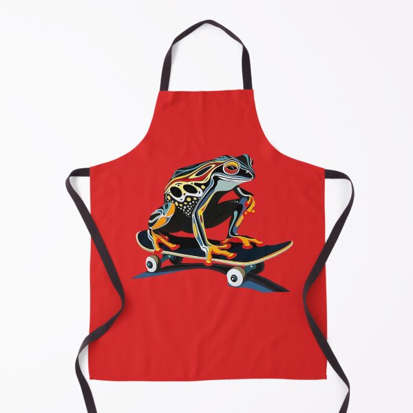Item preview, Skateboarding Frog designed and sold by FoldedRainbow.