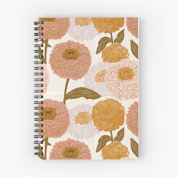 Item preview, Petaled Zinnia Print  - Botanical Garden Pattern - Christmas Gifts For Wife designed and sold by RoyalStarsPatts.