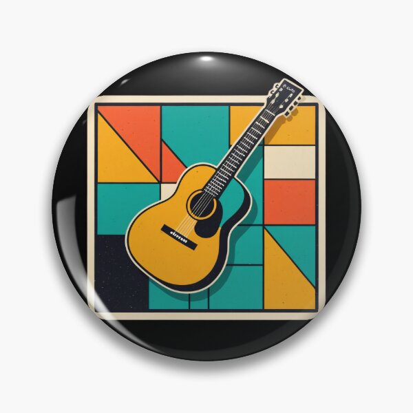 Item preview, Acoustic Guitar Geometric Art Print designed and sold by RAMemory.