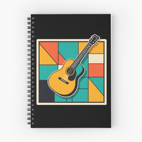 Item preview, Acoustic Guitar Geometric Art Print designed and sold by RAMemory.