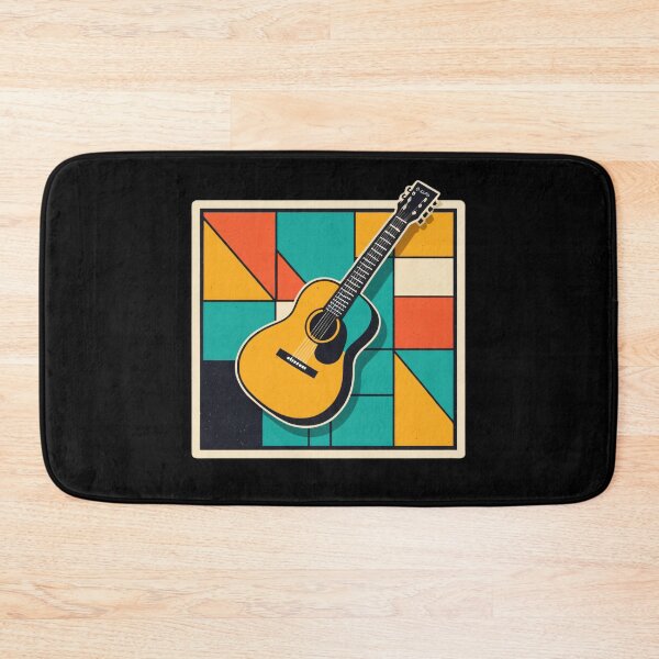 Item preview, Acoustic Guitar Geometric Art Print designed and sold by RAMemory.
