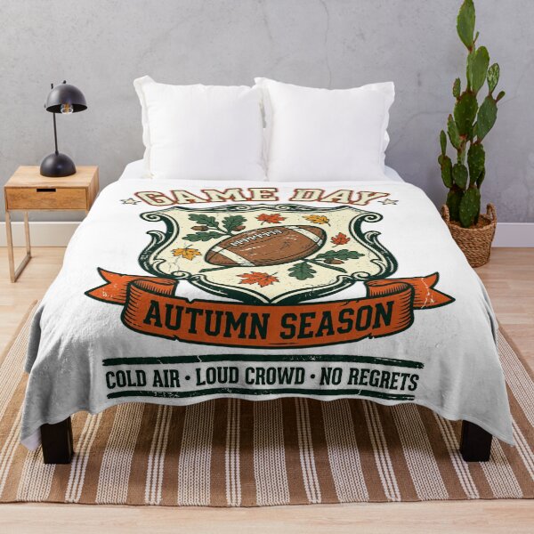 Item preview, Game Day Autumn Vintage Football Varsity Crest designed and sold by The Mellonaire.