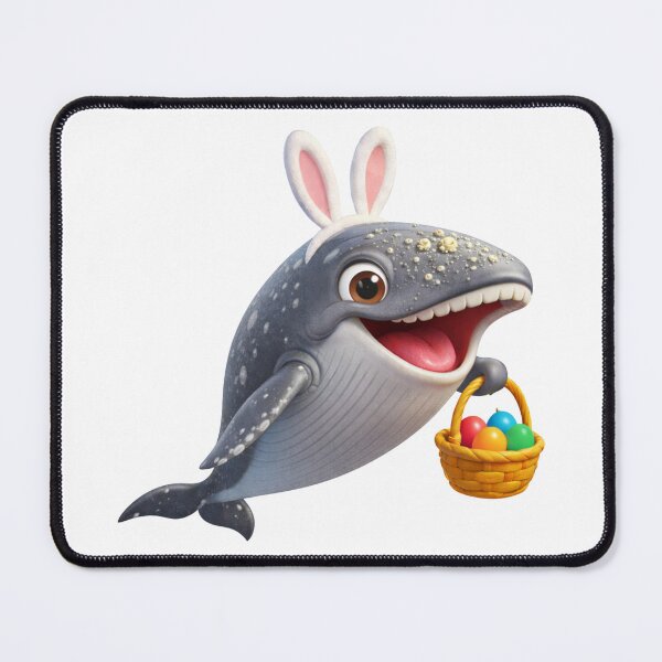 Item preview, Gray Whale Easter Bunny designed and sold by Sillytoe.