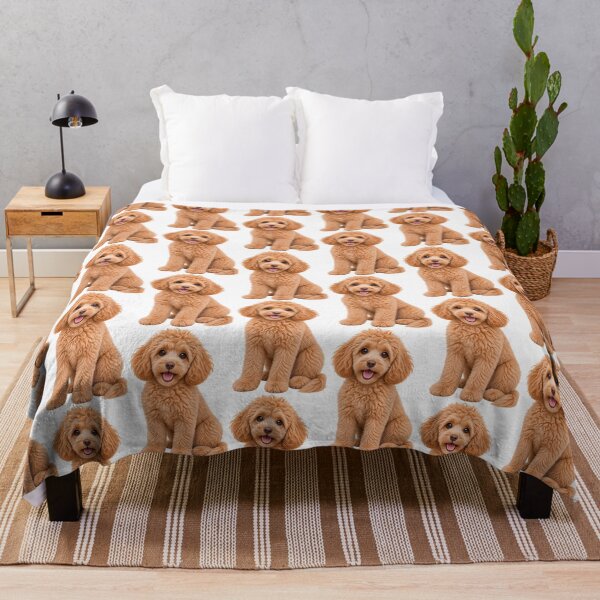 Item preview, Cavapoo Apricot Brown Dog designed and sold by BackgroundND.