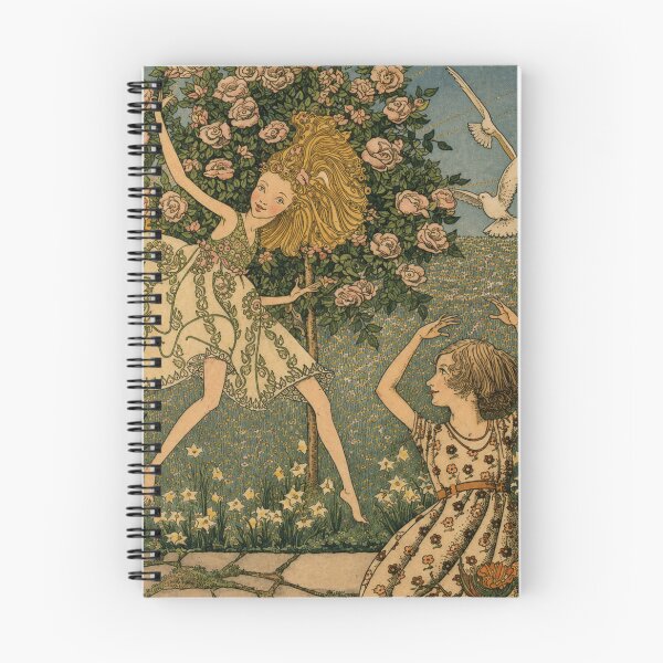 Item preview, Fairy Tale Wall Art, The Double by Dorothy P. Lathrop, Vintage Storybook Fairy Illustration designed and sold by RickE.